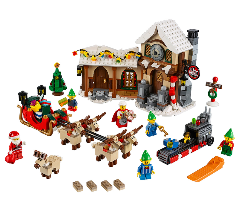 Illustration for article titled Christmas Comes Early To LEGO Land With Santa's Workshop